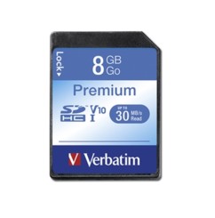 Carte SDHC Verbatim Class 10 - 8 Go