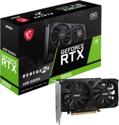 Carte graphique Nvidia GeForce RTX 3050 VENTUS 2X E 6G OC de la marque MSI