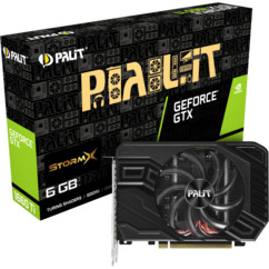 carte graphique palit geforce gtx 1660 stormx 6go gddr6 1770 ghz avec hdmi displayport