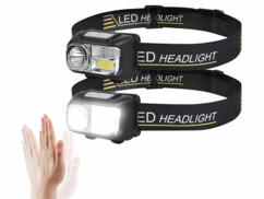 2 lampes frontales LED rechargeables 120 lm avec intensité variable