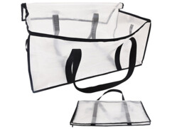 2 sacs de rangement transparents 87 L