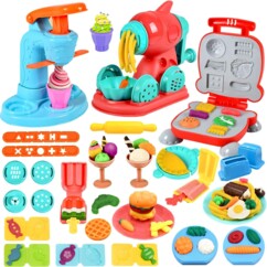 Accessoires de cuisine pour pâte à modeler - 51 pièces