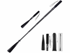 Chausse-pied extensible en aluminium avec sac de rangement vue version longue et courte