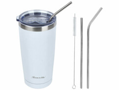 Gobelet isotherme double paroi 600 ml - blanc