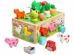 Jeu de tri et d’éveil en bois