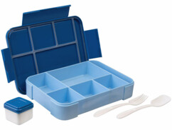 Lunchbox 1300 ml avec 5 compartiments – coloris bleu