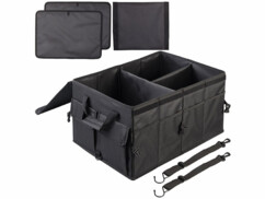Organiseur de rangement antidérapant pliable pour coffre – 50 L