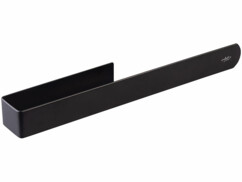 Porte-serviettes autocollant 37 cm – coloris noir