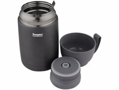 Récipient isotherme double paroi 620 ml avec cuillère pliable