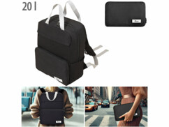 Housse Pluie Réfléchissante Pour Cartable – Compatible Step By Step, Ergobag, 18-35L, Verte, Polyester
