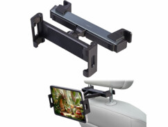 Support universel pour tablette et smartphone sur appuie-tête