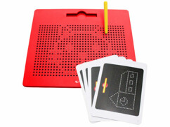 Tablette de dessin magnétique de voyage 31 x 25,5 cm - coloris rouge