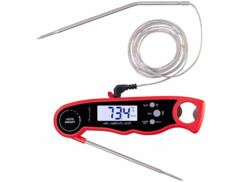 Thermomètre à viande numérique avec double sonde