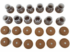 24 protections pour pieds de chaise Ø 14 à 20 mm patins feutre - transparent