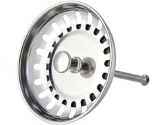 Bouchon d’évier universel pour bonde Ø 82 mm