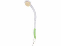 Brosse de douche pour le dos pliable avec applicateur de lotion