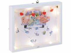 Cadre photo 3D et tirelire personnalisable