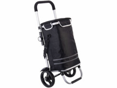 Chariot de course pliable avec sac isotherme 46 L amovible