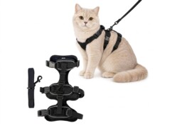Harnais pour chat avec laisse - XS