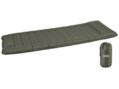 Matelas gonflable avec pompe à pied et sac