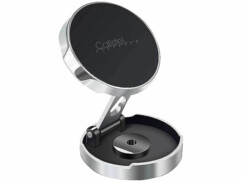 Support smartphone magnétique pliable 360° pour tableau de bord
