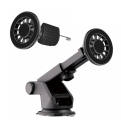 Support smartphone magnétique ventouse et grille de ventilation compatible Qi et MagSafe