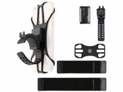Support smartphone portatif pour guidon, bras ou poignet