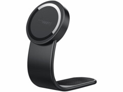 Support smartphone pour voiture avec chargeur compatible MagSafe et Qi
