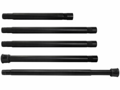 Tringle télescopique 72-175 cm pour rideau de douche - coloris noir