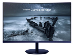 moniteur pc incurvé full yhd ultra fin bleu marine samsung 27 pouces H580fdu