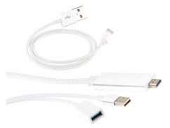 Adaptateur HDMI pour iPhone & iPad - Avec câble Lightning 50cm