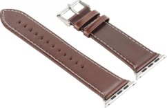 Bracelet en cuir pour Apple Watch - 42 mm - Brun