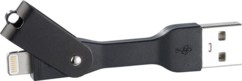 Câble de chargement USB / Lightning MFI sur porte-clé