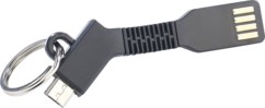 Câble de chargement USB / Micro-USB sur porte-clé