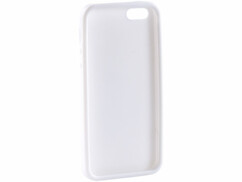 Coque de protection en silicone pour iPhone 5 / 5S / SE - blanc