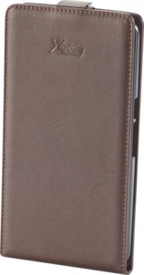 Étui de protection à clapet pour Google Nexus 6 - Brun