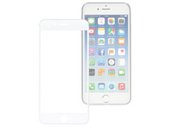 façade de protection en verre trempé 9h asahi sans cadre extra fin pour iphone 7 plus blanc