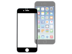 façade de protection en verre trempé 9h asahi sans cadre extra fin pour iphone 7 plus noir