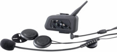 Kit de 2 micros-casques intercom avec bluetooth pour casque de moto