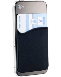 Porte carte bancaire en silicone pour smartphone