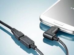 Rallonge Micro-USB avec connecteur angulaire - 1,80m