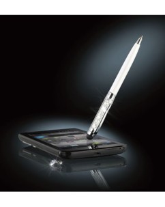 Stylo à bille / stylet pour tablettes PC design luxe