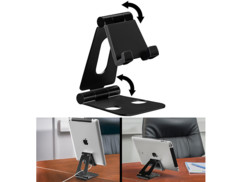 Support orientable ultraplat pour smartphone / tablette 25,4 cm - Noir