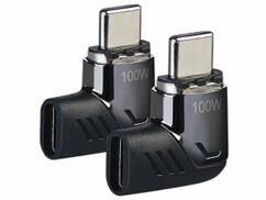 Pack de 2 adaptateurs USB-C coudés avec prise magnétique de la marque Callstel