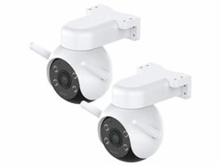 Pack de 2 caméras IP Pan-Tilt 2K connectées de la marque 7links