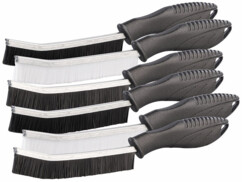 6 brosses à poils durs pour joints et fentes