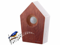 Boîte à chants d'oiseaux avec capteur de mouvements