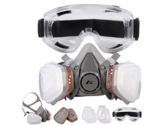 Masque de protection respiratoire AS-105 et masque de protection sous différents angles