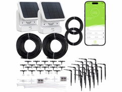 Pack de 2 systèmes d'irrigation solaires connectés BWC-645 de la marque Royal Gardineer