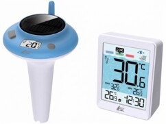 Thermomètre de piscine solaire PT-315 avec écran LCD sans fil
